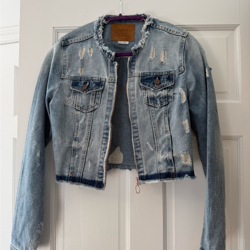 BBJ Distressed Denim Jacket